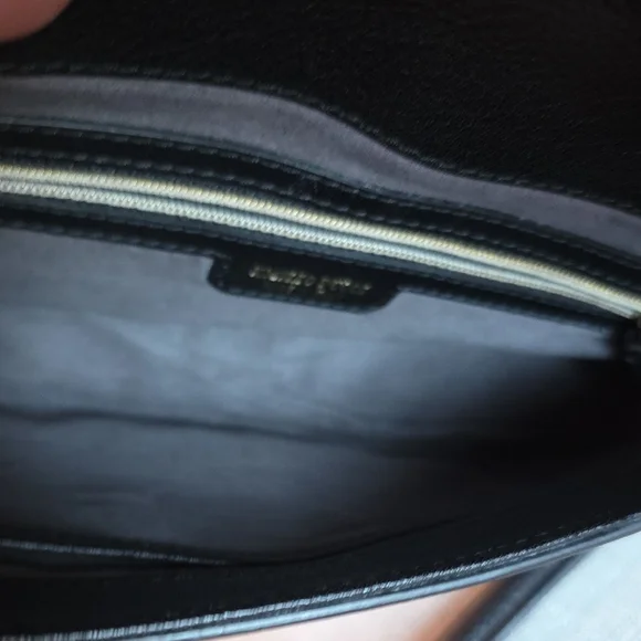 Emilio Pucci Black Crossbody Bag with Silver Chain - Picture 9 of 13